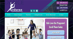 Desktop Screenshot of airbornedance.com